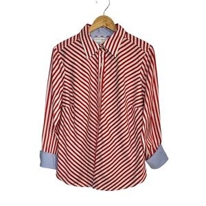 TOMMY HILFIGER Almost Vintage Signature Striped Long Sleeve Dress Shirt